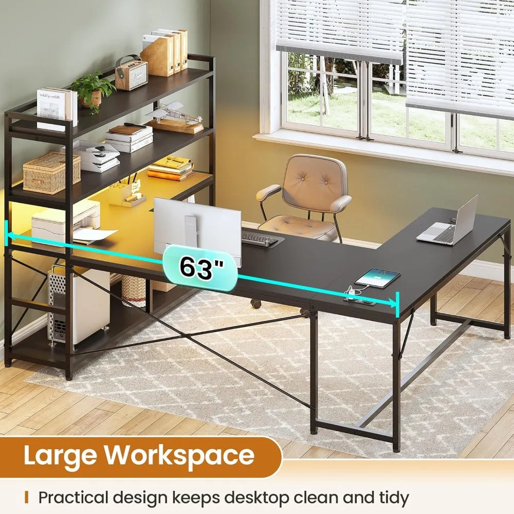 PocketTech™️- L-Shaped Desk
