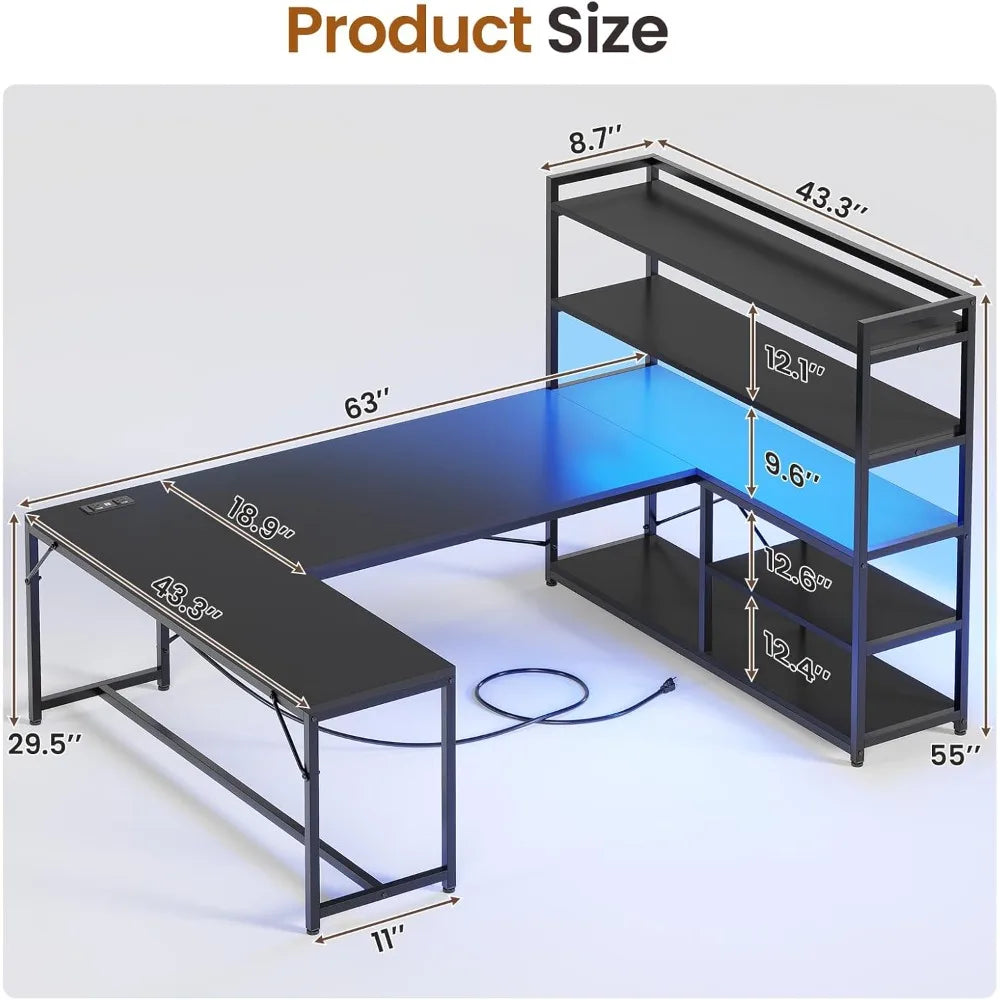 PocketTech™️- L-Shaped Desk
