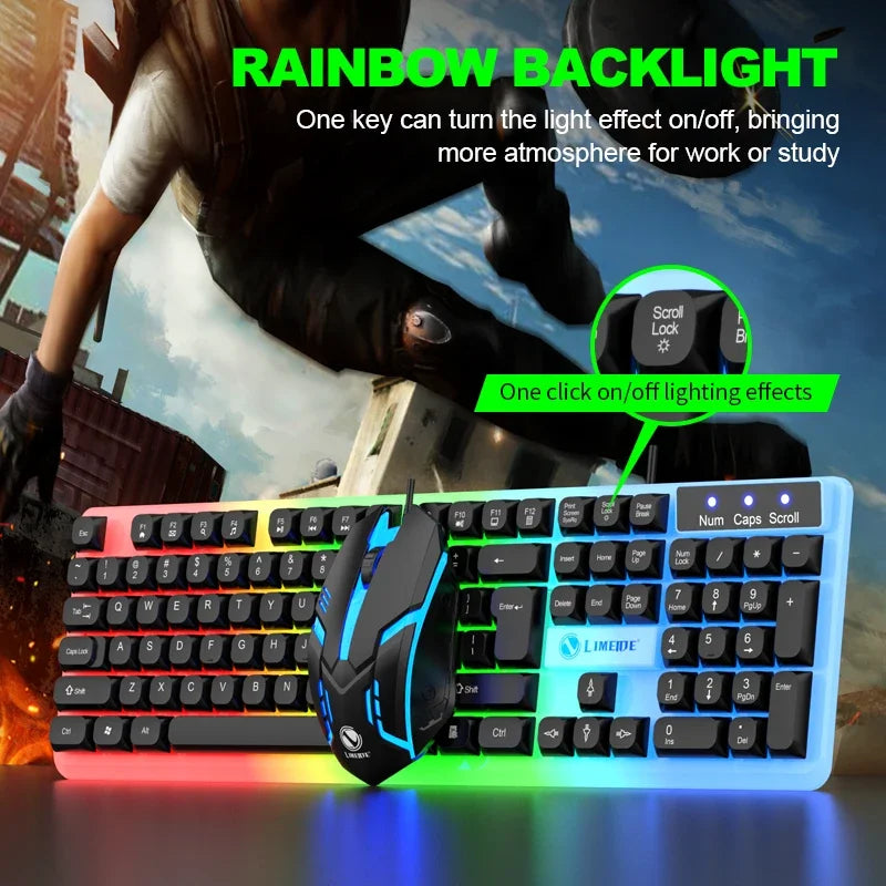 PocketTech™️- Gaming Keyboard & Mouse - Limeme Set