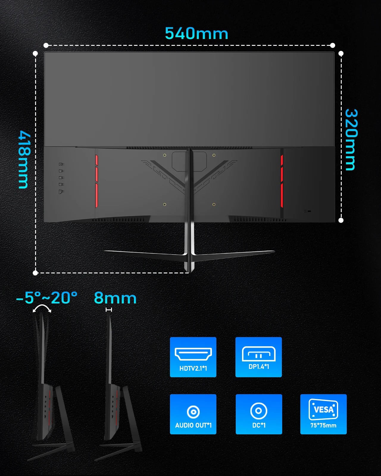 PocketTech™️ - 24″ Gaming Monitor