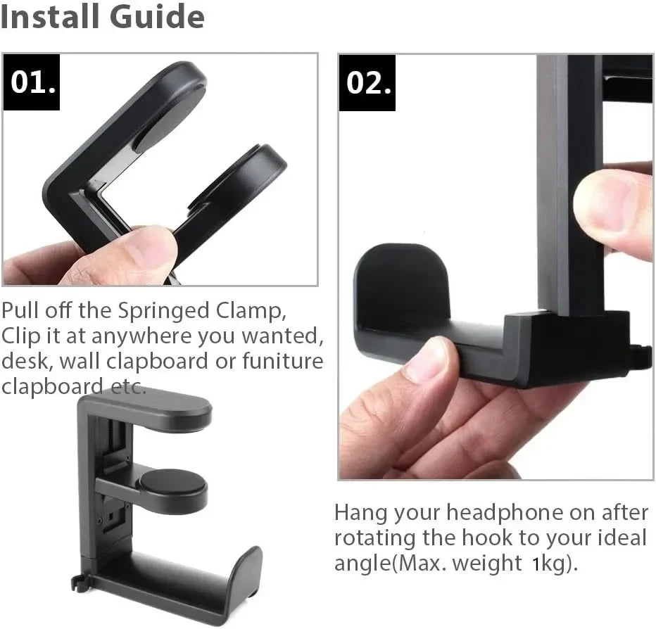 PocketTech™️- PocketMount Headphone Stand